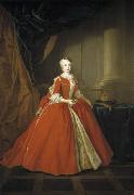 Louis de Silvestre Portrait of the Princess Maria Amalia of Saxony in Polish costume. Spain oil painting artist